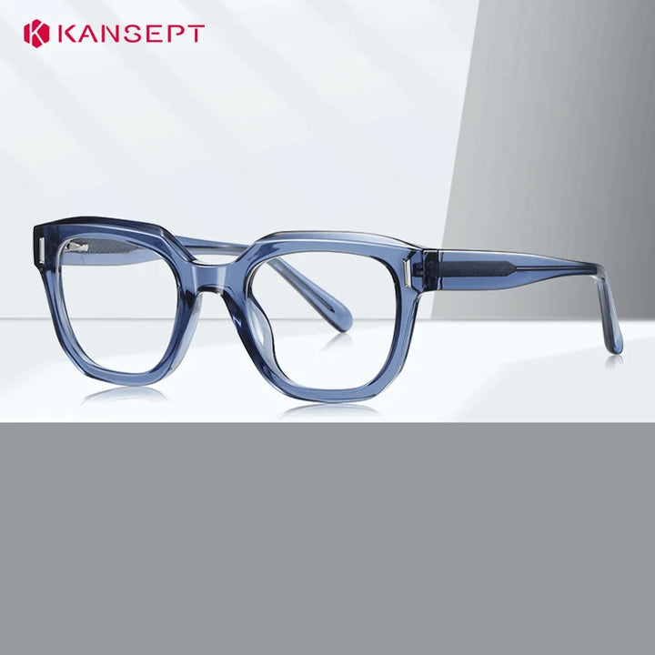 Kansept Unisex Full Rim Square Tr 90 Alloy Reading Glasses 71009