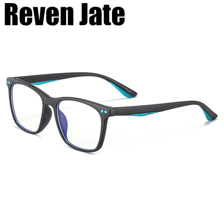 Reven Jate Unisex Youth's Full Rim Square Tr 90 Eyeglasses 45103