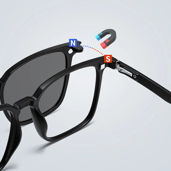 Vicky Unisex Full Rim Square Tr 90 Titanium Reading Glasses Tj2190 Reading Glasses Vicky