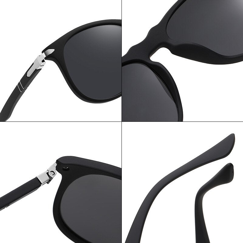 Yimaruili Unisex Full Rim Square Tr 90 Polarized Sunglasses C3057 Sunglasses Yimaruili Sunglasses