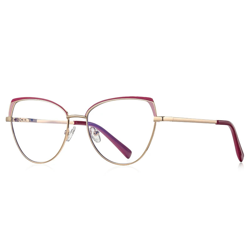 Vicky Unisex Full Rim Square Stainless Steel Reading Glasses 3105 Reading Glasses Vicky PFD3105-C3 Prescription custom