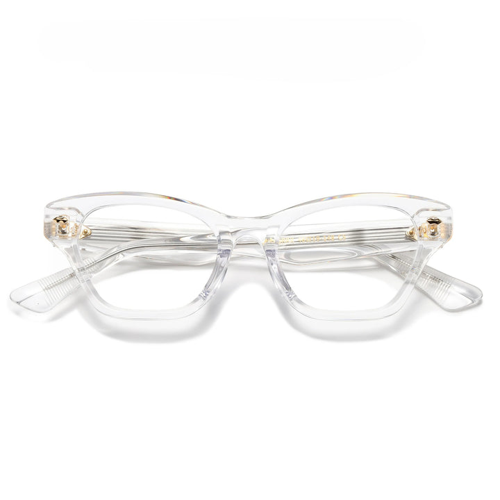 Hewei Unisex Full Rim Square Acetate Eyeglasses 59150