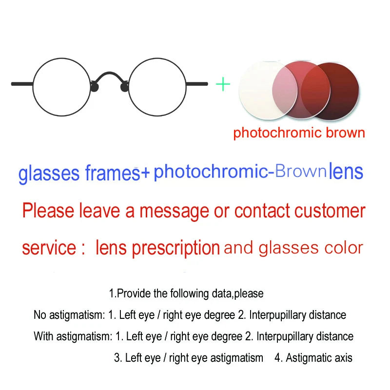 Yujo Women's Full Rim Oval Titanium Adjustable Bridge Eyeglasses 13045 Full Rim Yujo Browning CHINA