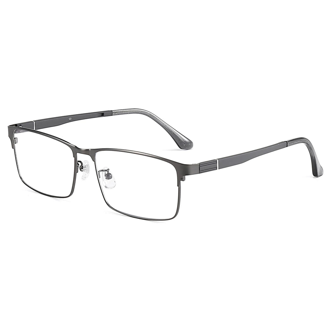 Xbora Unisex Full Rim Square Alloy Eyeglasses 34257