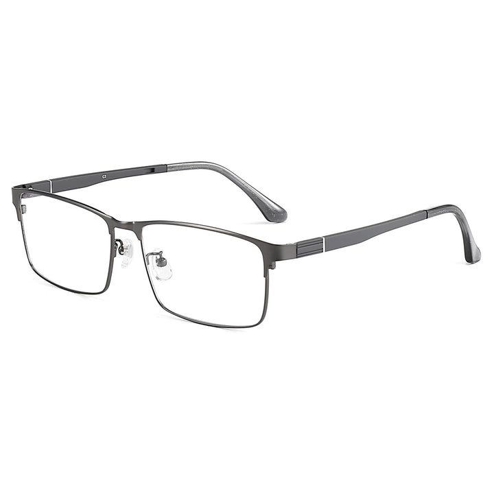 Xbora Unisex Full Rim Square Alloy Eyeglasses 34257