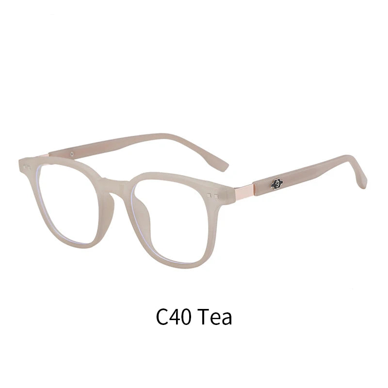 Xbora Unisex Full Rim Oval Square Tr 90 Eyeglasses 503555