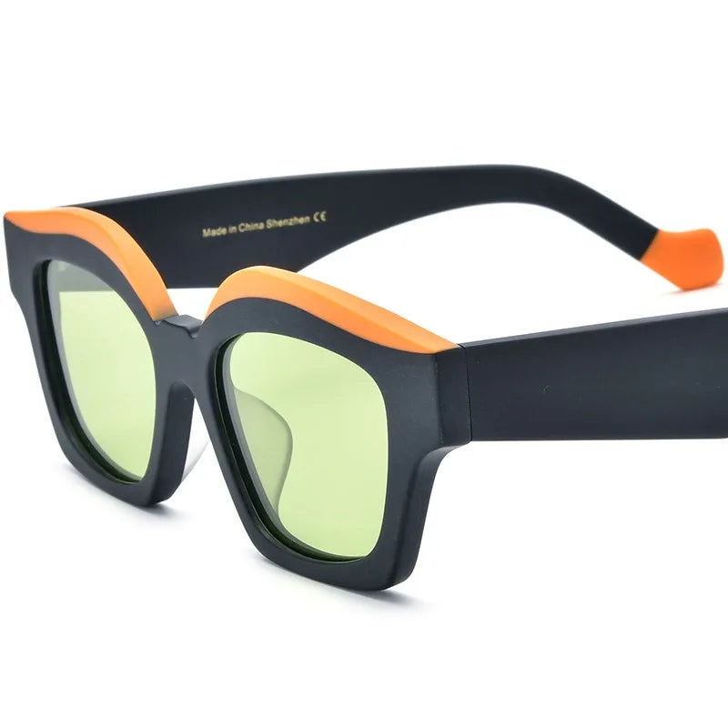 Nobler Women's Full Rim Cat Eye Acetate Polarized Sunglasses 9346 Sunglasses Nobler C5