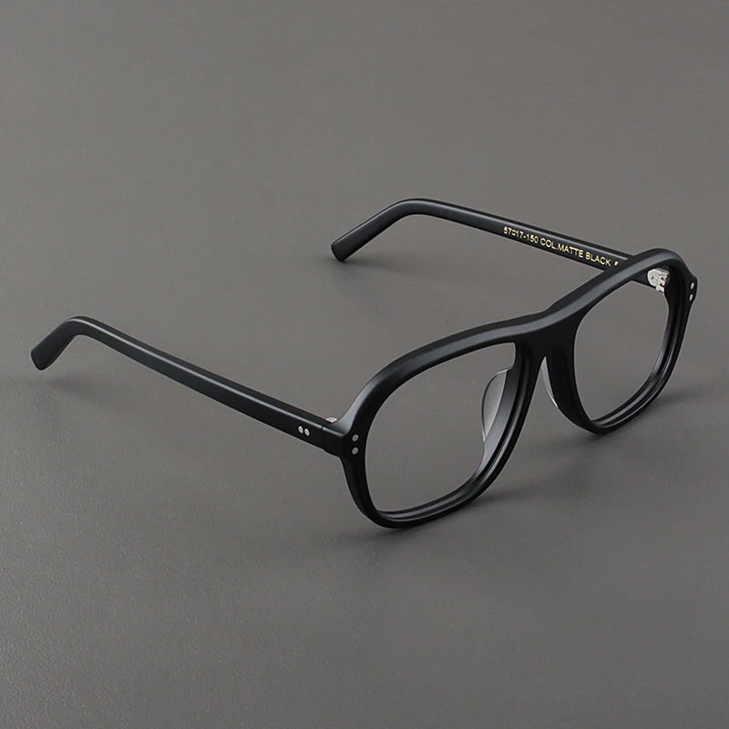 Hewei Unisex Full Rim Oval Square Acetate Eyeglasses 94146