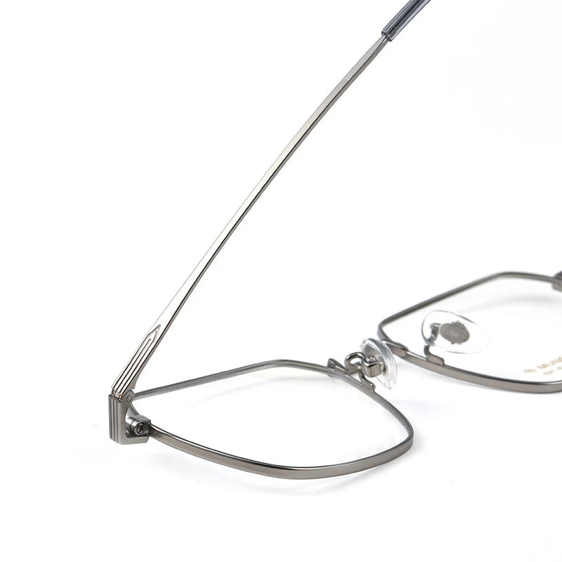 Gmei Unisex Full Rim Polygon Titanium Eyeglasses T840 Full Rim Gmei Optical