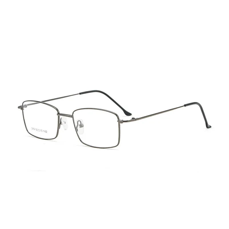 Kocolior Unisex Full Rim Square Alloy Hyperopic Reading Glasses 0319 Reading Glasses Kocolior Black Gun China 0