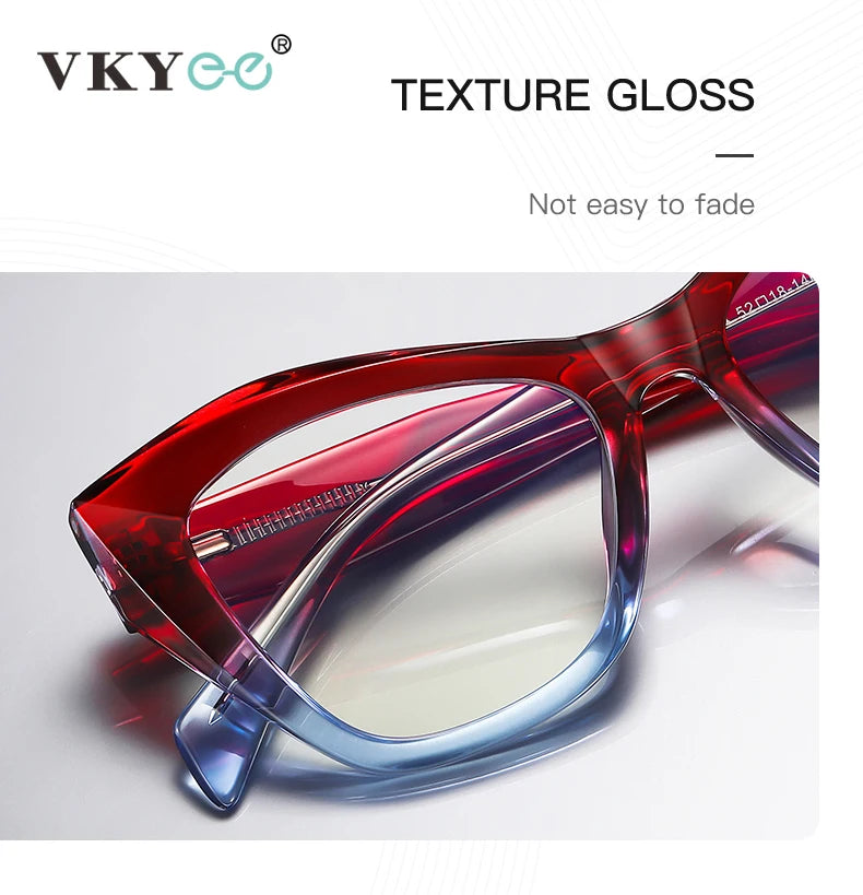 Vicky Women's Full Rim Butterfly Cat Eye Alloy Acetate Reading Glasses 2197 Reading Glasses Vicky