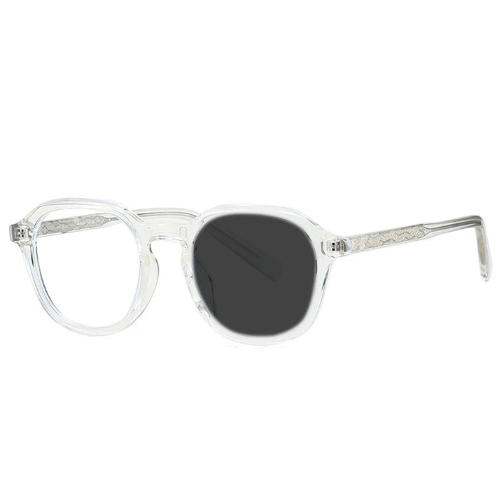 Kocolior Women's Full Rim Square Tr 90 Photochromic Reading Glasses 28027