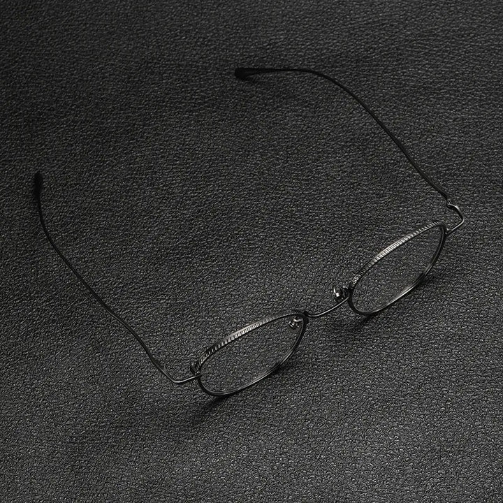 Gatenac Unisex Full Rim Polygon Titanium Eyeglasses Gxyj1139 Full Rim Gatenac