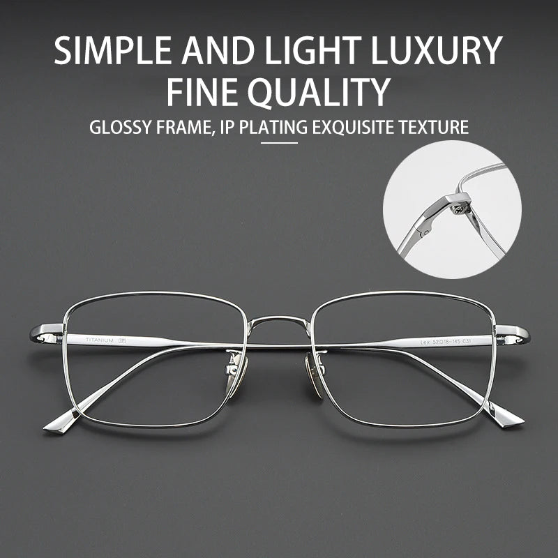 Vicky Women's Semi Rim Square Titanium Reading Glasses 441908 Reading Glasses Vicky