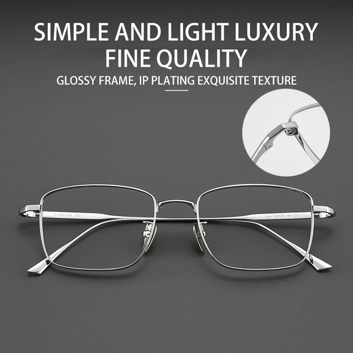 Vicky Women's Semi Rim Square Titanium Reading Glasses 441908 Reading Glasses Vicky