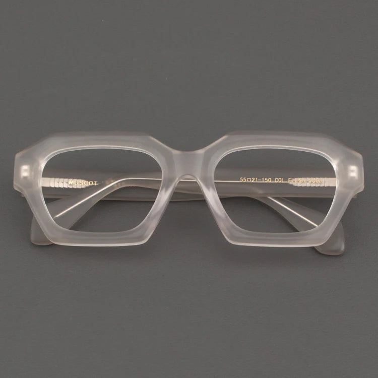 Nobler Unisex Full Rim Big Square Thick Acetate Eyeglasses 55063