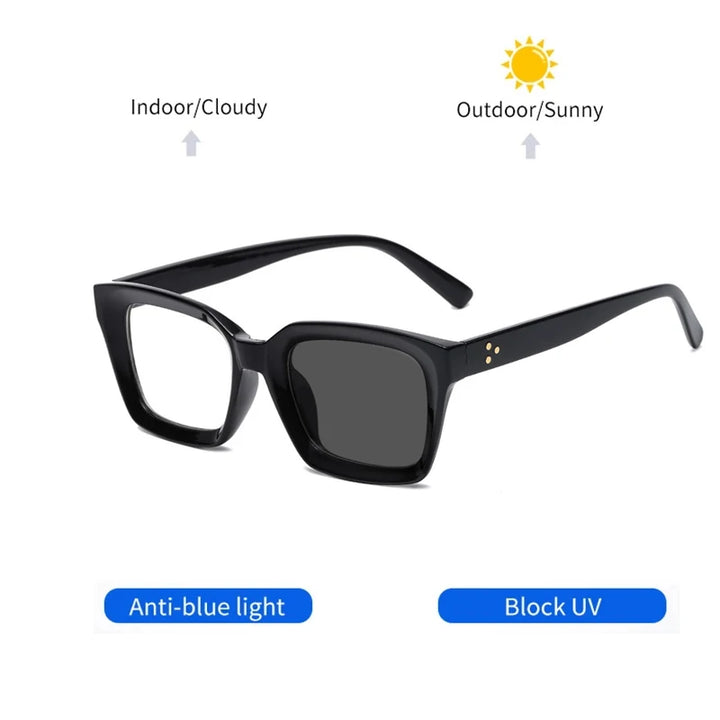 Kocolior Unisex Full Rim Square Acetate Hyperopic Reading Glasses 4913 Reading Glasses Kocolior