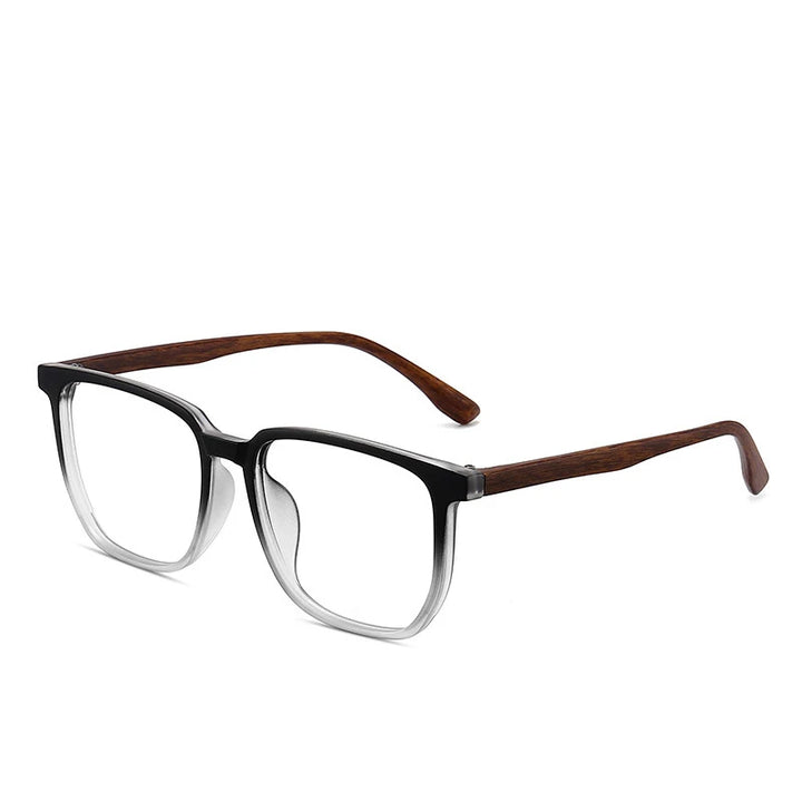 Xbora Unisex Full Rim Square Tr 90 Eyeglasses 75233