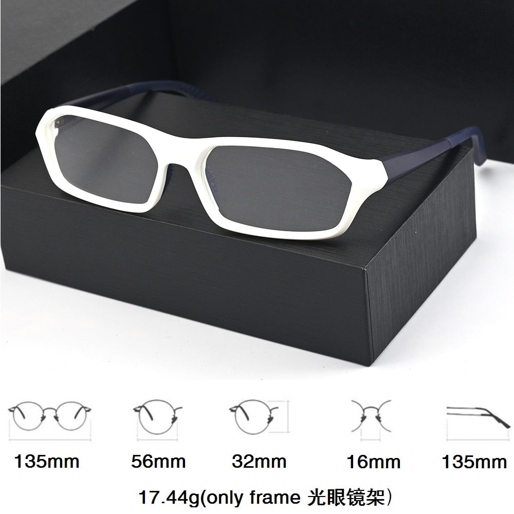 Cubojue Unisex Full Rim Rectangle Tr 90 Presbyopic Reading Glasses 9887p Reading Glasses Cubojue   