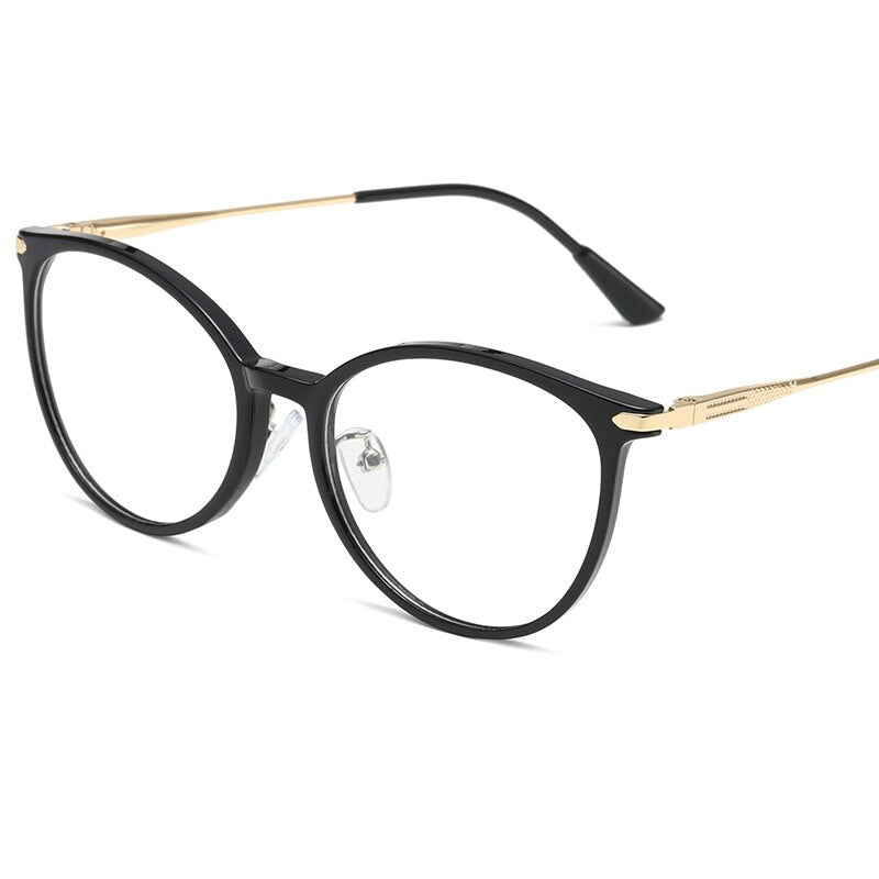 Reven Jate Unisex Full Rim Square Cat Eye Tr 90 Eyeglasses 81296 Full Rim Reven Jate