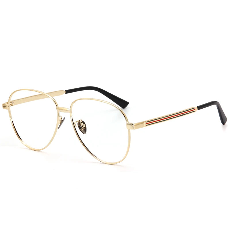 Muzz Unisex Full Rim Round Titanium Eyeglasses 2280 Full Rim Muzz C3