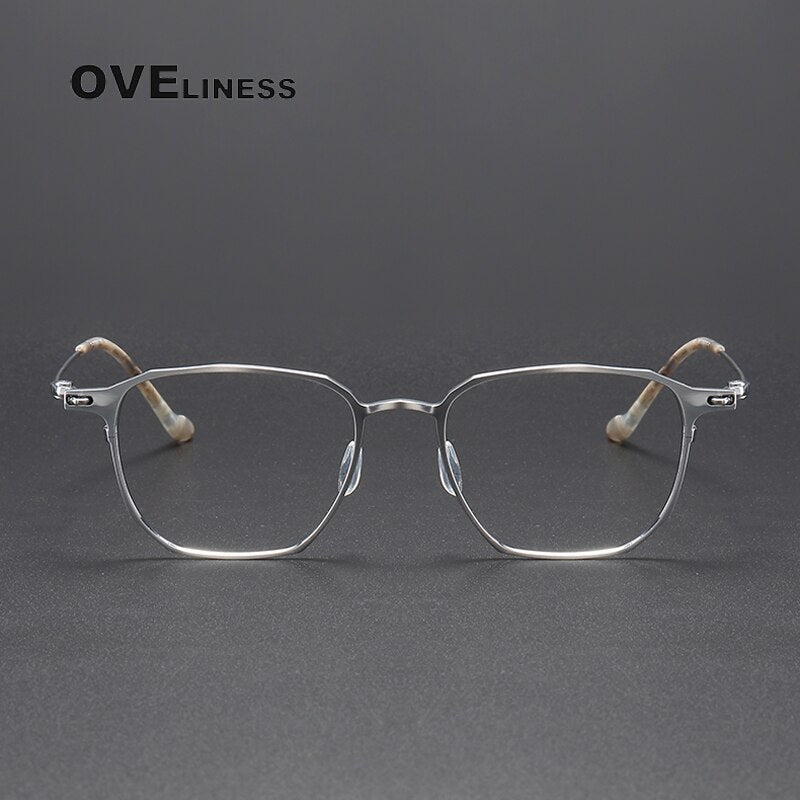 Oveliness Unisex Full Rim Square Titanium Eyeglasses 20-2317 Full Rim Oveliness   