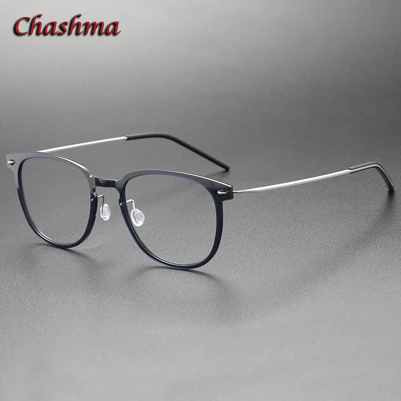 Chashma Ochki Women's Full Rim Square Nylon Titanium Eyeglasses 316549
