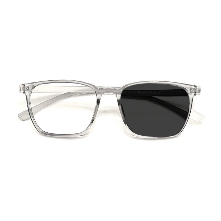Kocolior Unisex Full Rim Square Tr 90 Acetate Hyperopic Reading Glasses 7120 Reading Glasses Kocolior