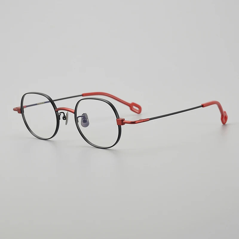 Muzz Unisex Full Rim Square Titanium Eyeglasses Mu1001 Full Rim Muzz C3