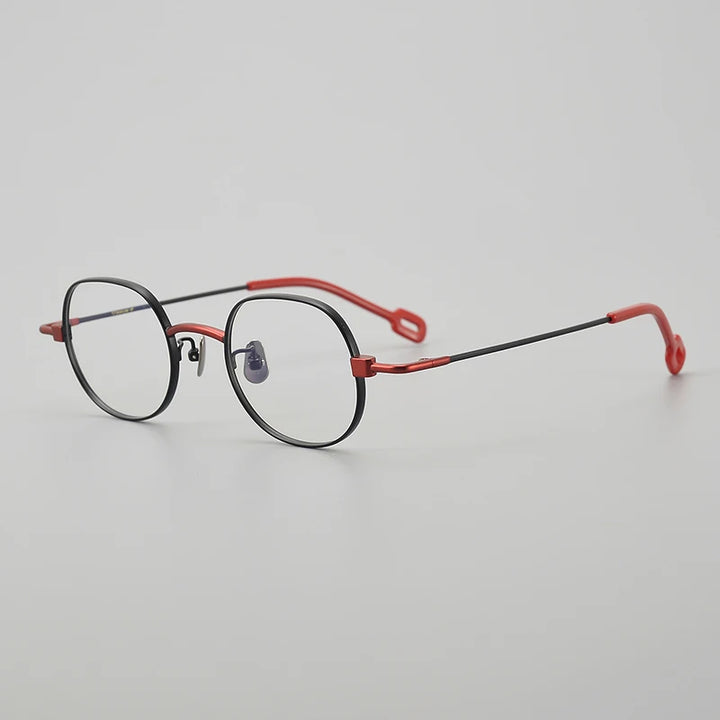 Muzz Unisex Full Rim Square Titanium Eyeglasses Mu1001 Full Rim Muzz C3