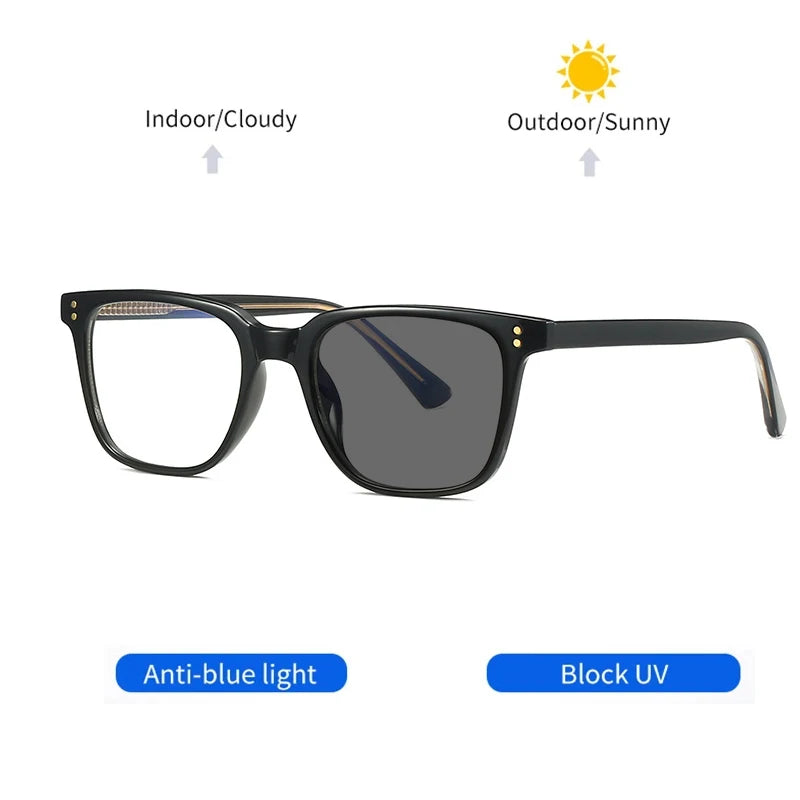 Kocolior Unisex Full Rim Square Acetate Alloy Hyperopic Reading Glasses 2021b Reading Glasses Kocolior