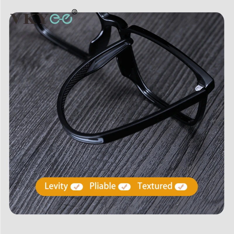 Vicky Men's Full Rim Square Tr 90 Titanium Sport Reading Glasses 41117 Reading Glasses Vicky