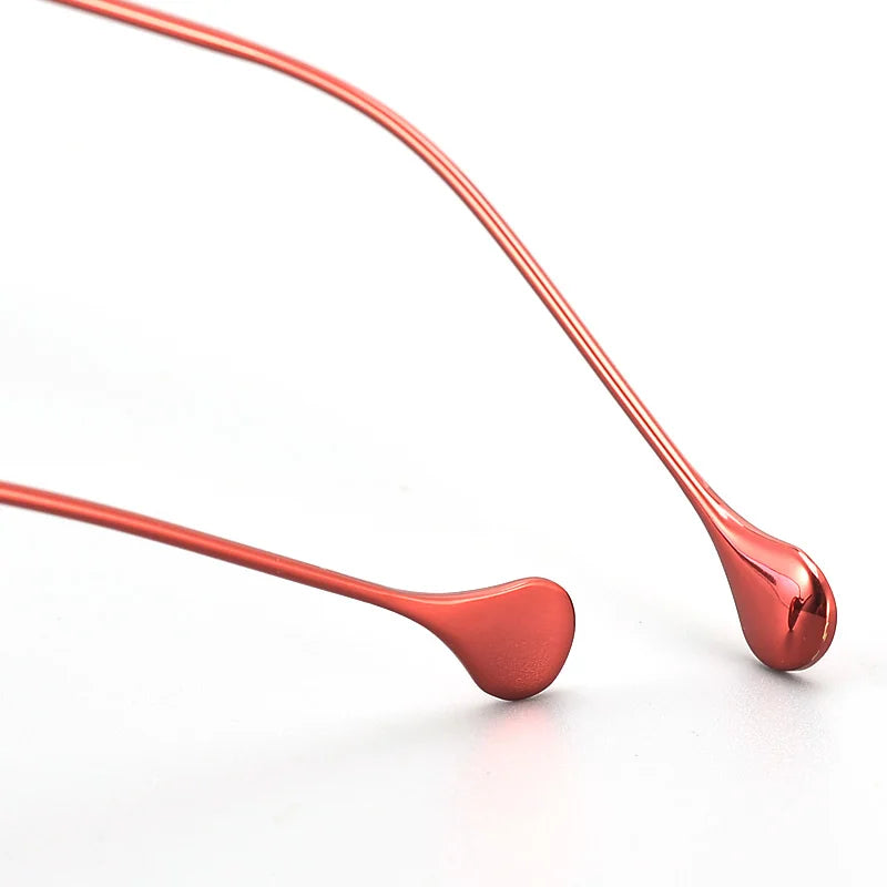 Muzz Unisex Full Rim Flat Top Square Titanium Eyeglasses 1969 Full Rim Muzz