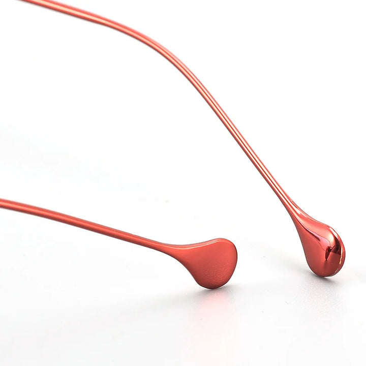 Muzz Unisex Full Rim Flat Top Square Titanium Eyeglasses 1969 Full Rim Muzz