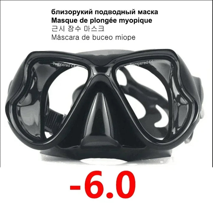 Aleefa Unisex Goggle Plastic Resin Lens Pc Silicone Swim Mask 64202