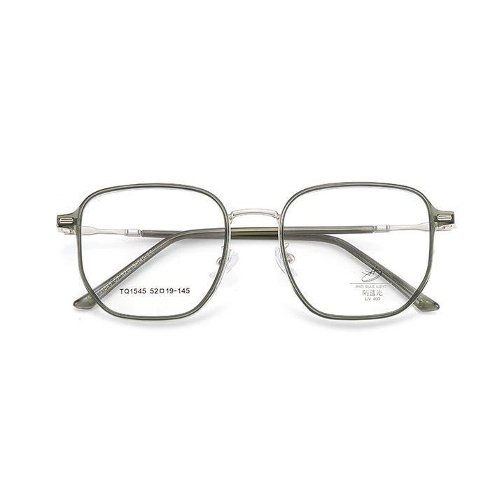 Xbora Women's Full Rim Polygon Square Titanium Eyeglasses  71545