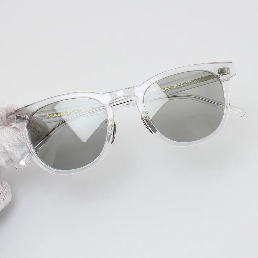 Black Mask Mens Full Rim Square Acetate Sunglasses Bmypdann Full Rim Black Mask Crystal-Light Gray As Shown