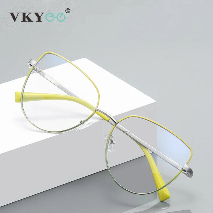 Vicky Unisex Full Rim Large Cat Eye Tr 90 Titanium Reading Glasses 3081 Reading Glasses Vicky