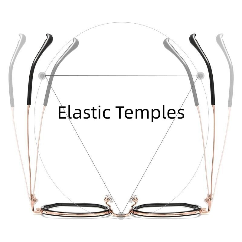 Yimaruili Unisex Full Rim Polygonal TR 90 Titanium Eyeglasses H2230h Full Rim Yimaruili Eyeglasses