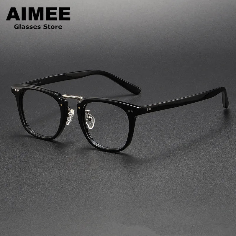 Aimee Women's Full Rim Square Acetate Eyeglasses 198001