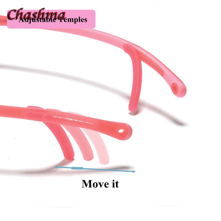 Chashma Unisex Children's Full Rim Round Tr 90 Titanium Eyeglasses 5028 Full Rim Chashma