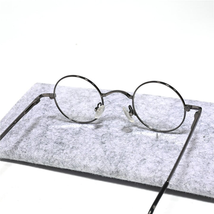 Cubojue Unisex Full Rim Small Round Alloy Presbyopic Reading Glasses 201p Reading Glasses Cubojue