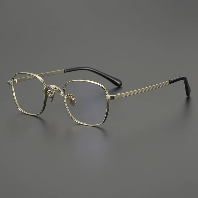 Gatenac Women's Full Rim Square Titanium Eyeglasses G2117