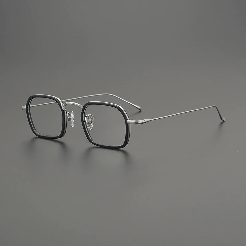Gatenac Women's Full Rim Square Titanium Acetate Eyeglasses G85894