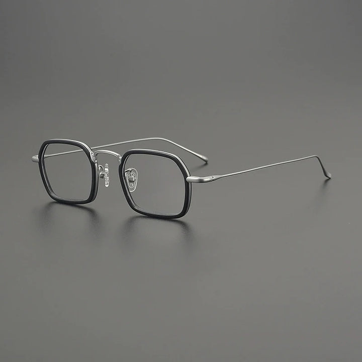 Gatenac Women's Full Rim Square Titanium Acetate Eyeglasses G85894