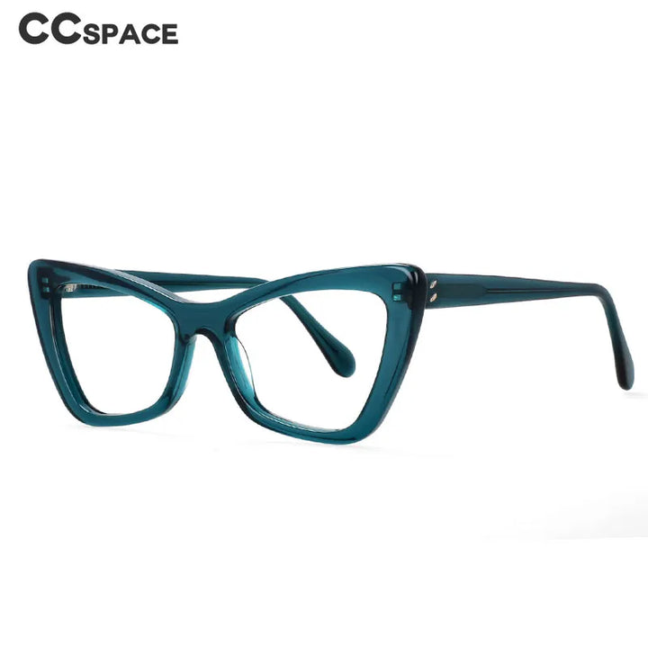 CCspace Women's Full RIm Cat Eye Acetate Hyperopic Reading Glasses R56955 Reading Glasses CCspace