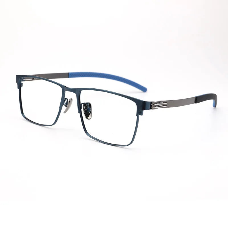 Xbora Women's Full Rim Square Screwless Alloy Sport Eyeglasses 2813