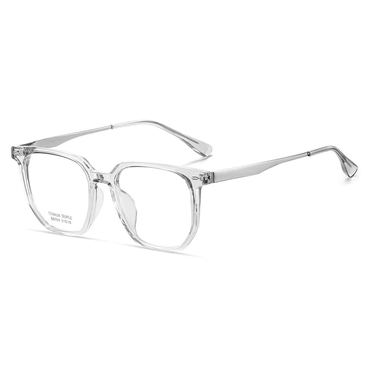Reven Jate Unisex Full Rim Square Plastic Eyeglasses 8004 Full Rim Reven Jate C2  