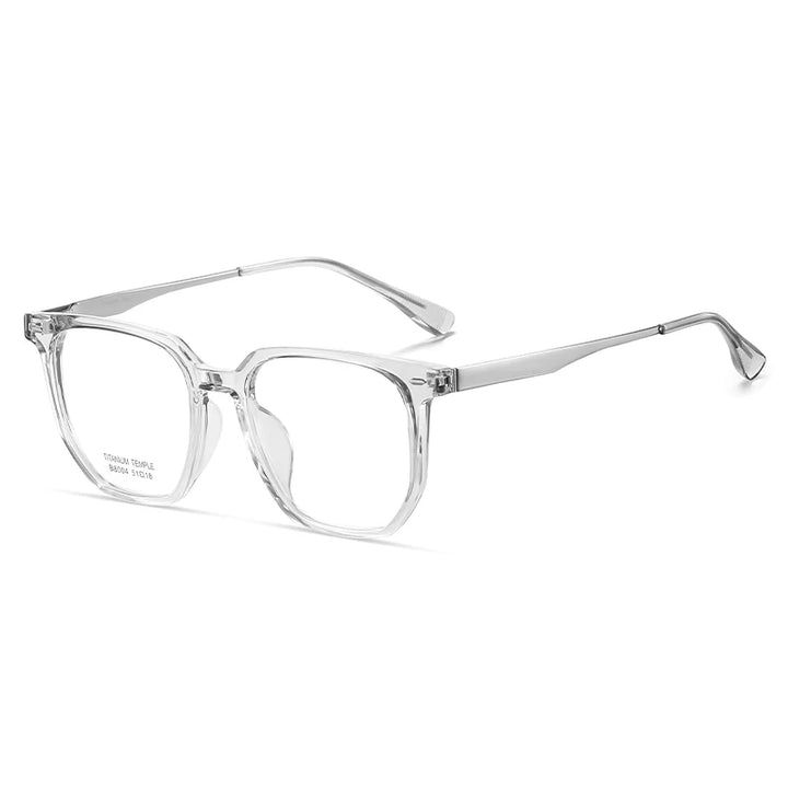 Reven Jate Unisex Full Rim Square Plastic Eyeglasses 8004 Full Rim Reven Jate C2