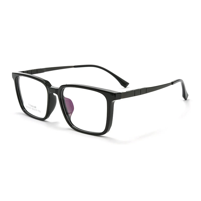Xbora Unisex Full Rim Square Tr 90 Titanium Eyeglasses  61077